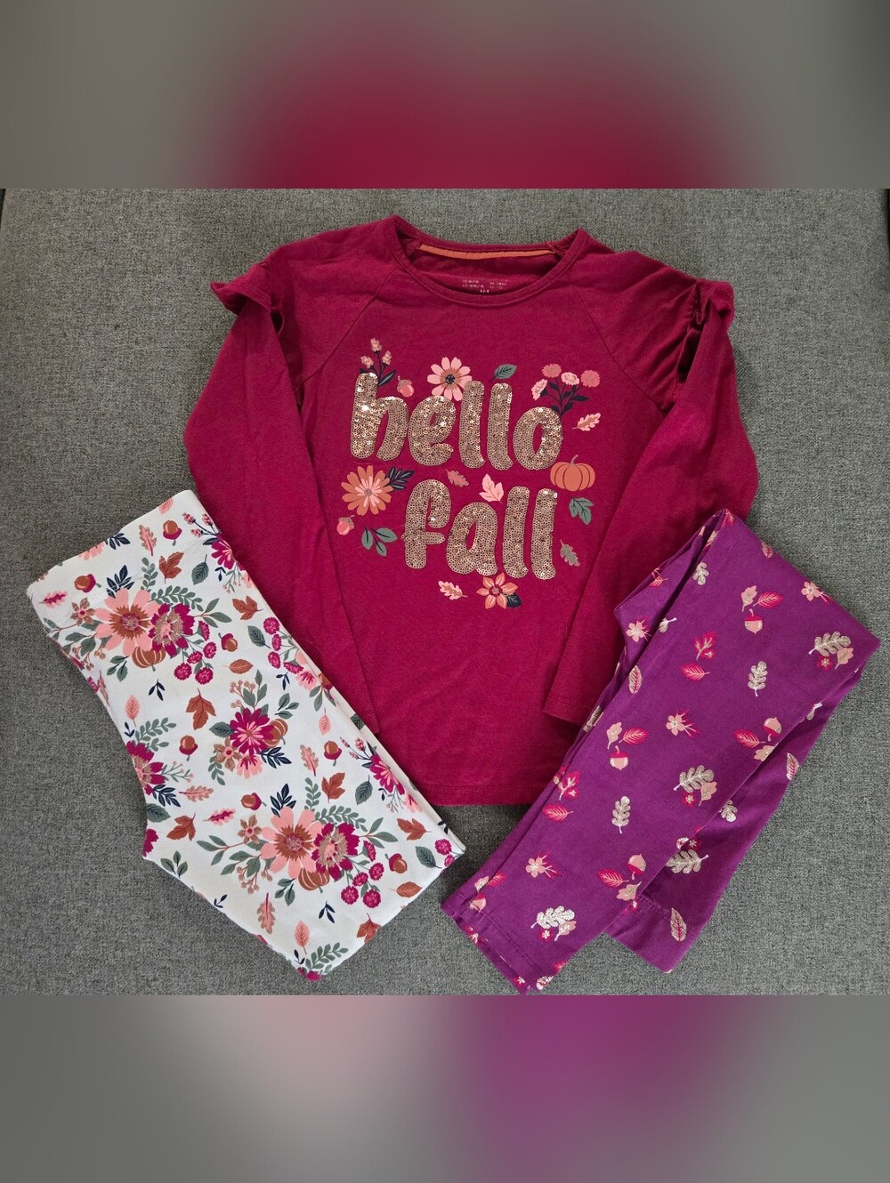 Girl's Cute Summer & Fall Seperates Bundle - Picture 10 of 14